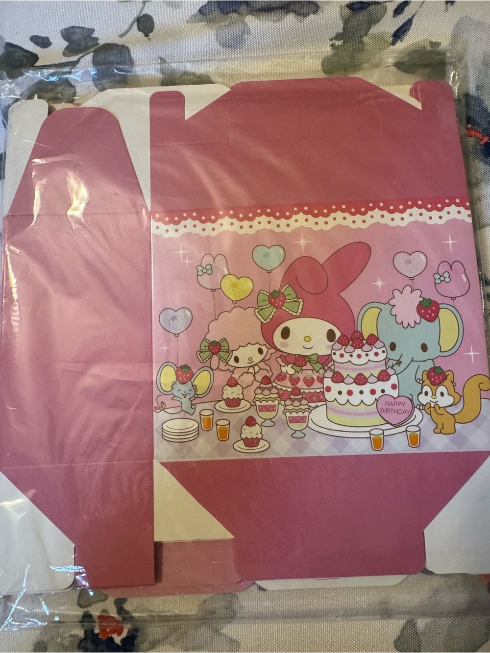 Sanrio My Melody Pink Party Favor Treat Boxes